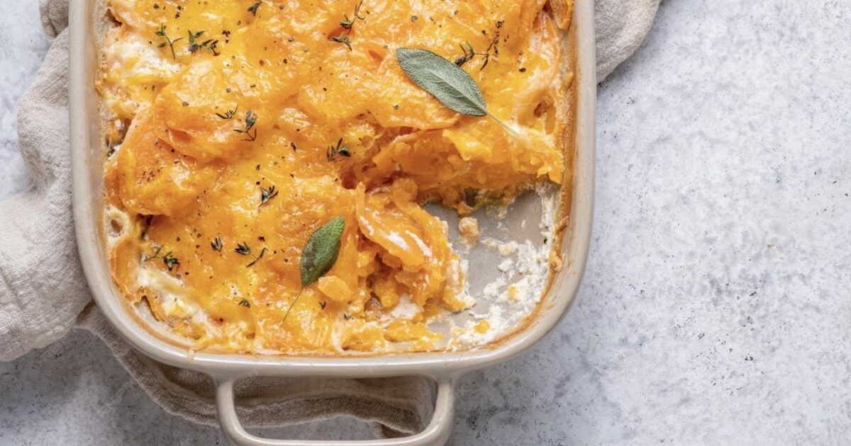 Une délicieuse recette d'automne : lasagnes au butternut et confit d’oignons