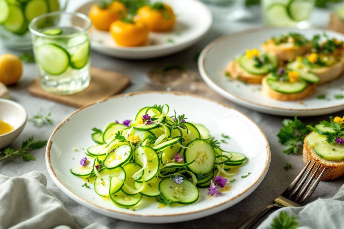 Cuisiner avec le concombre : 5 idées fraîches pour l'été