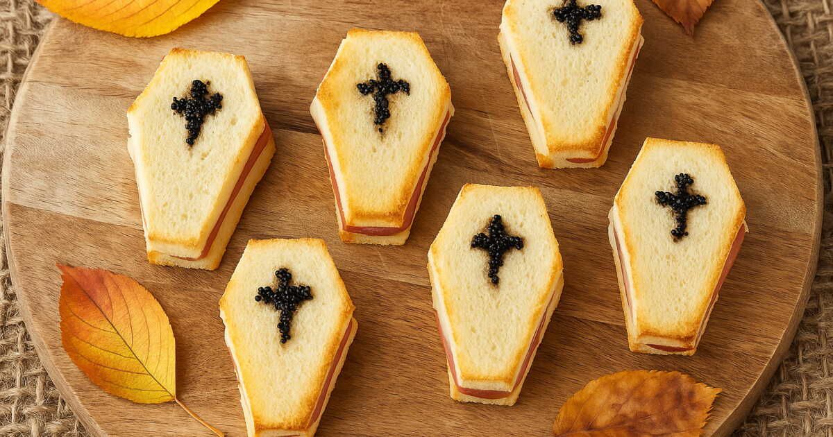 Des croc-cercueils pour un apéro d'Halloween inoubliable