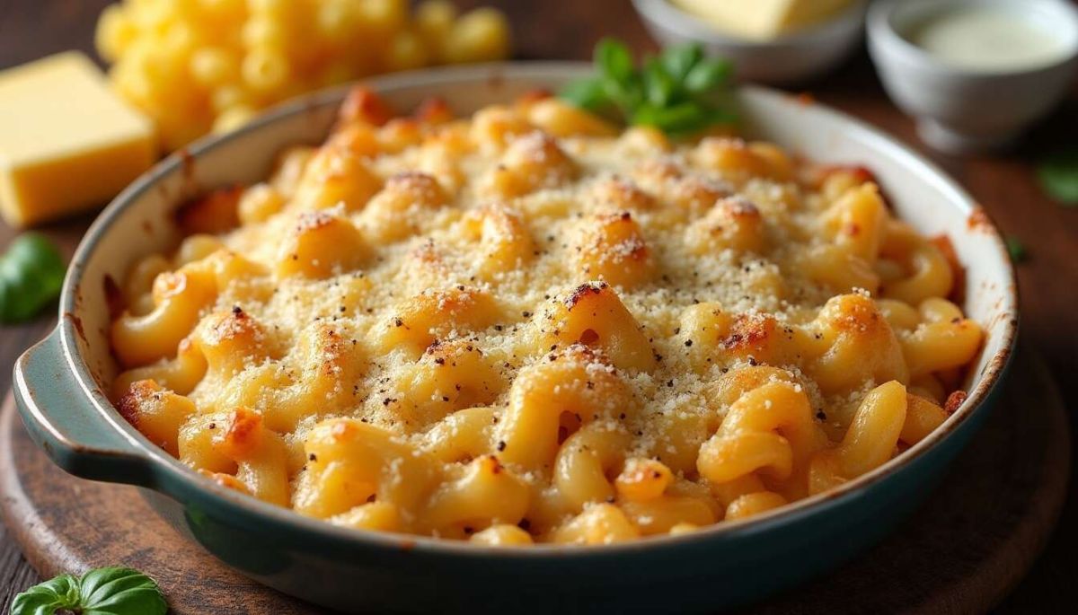 Un gratin de macaronis au micro-ondes pour les pressés