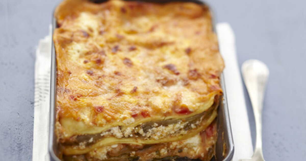 Lasagnes végétariennes au chèvre frais