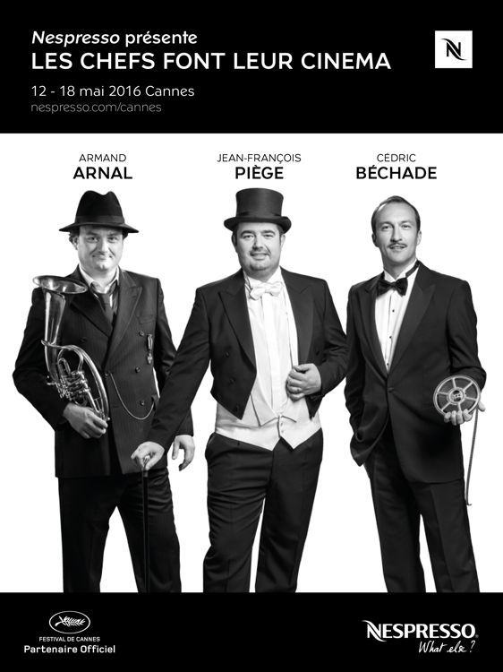 Nespresso célèbre la gastronomie au Festival de Cannes