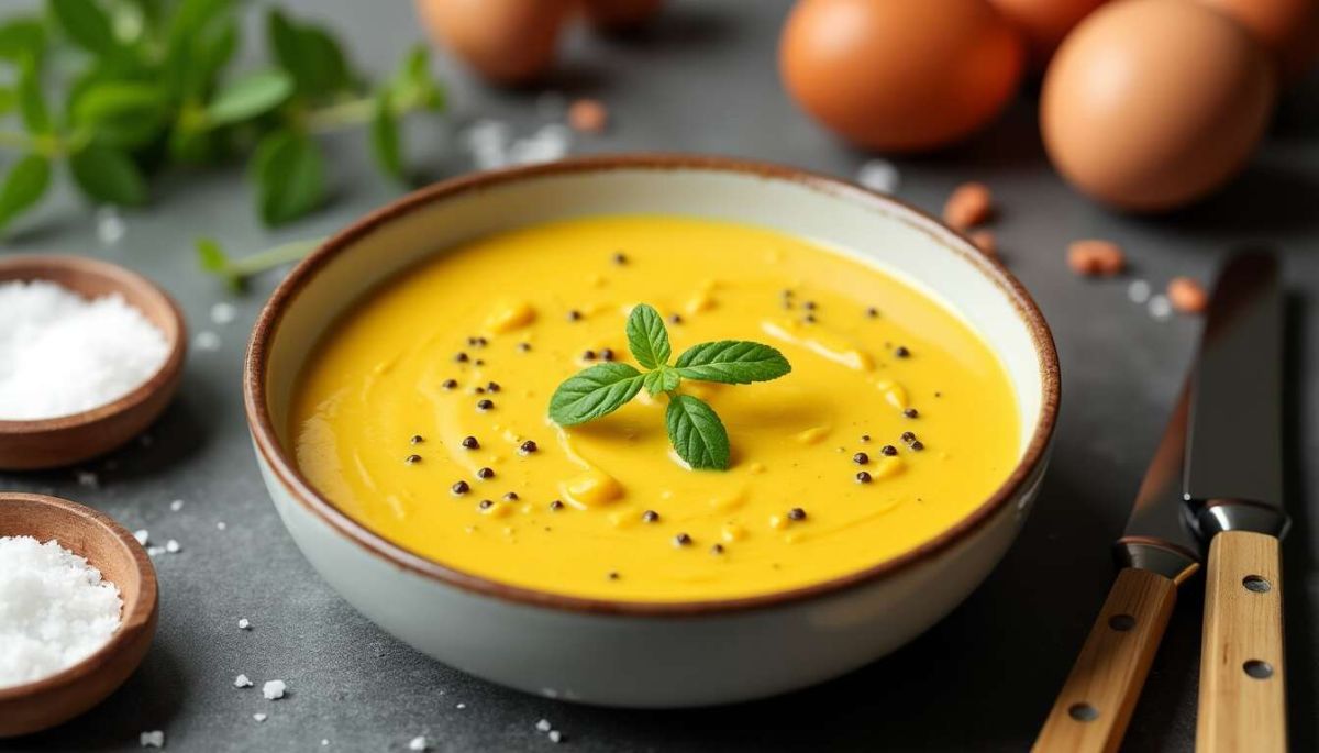 Recette de sabayon salé à la moutarde