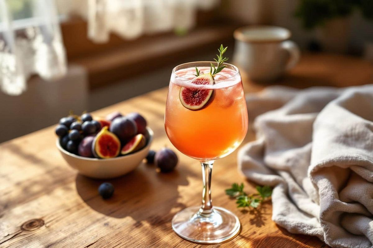 L'automne s'invite au verre : un cocktail figues et raisin noir au gin