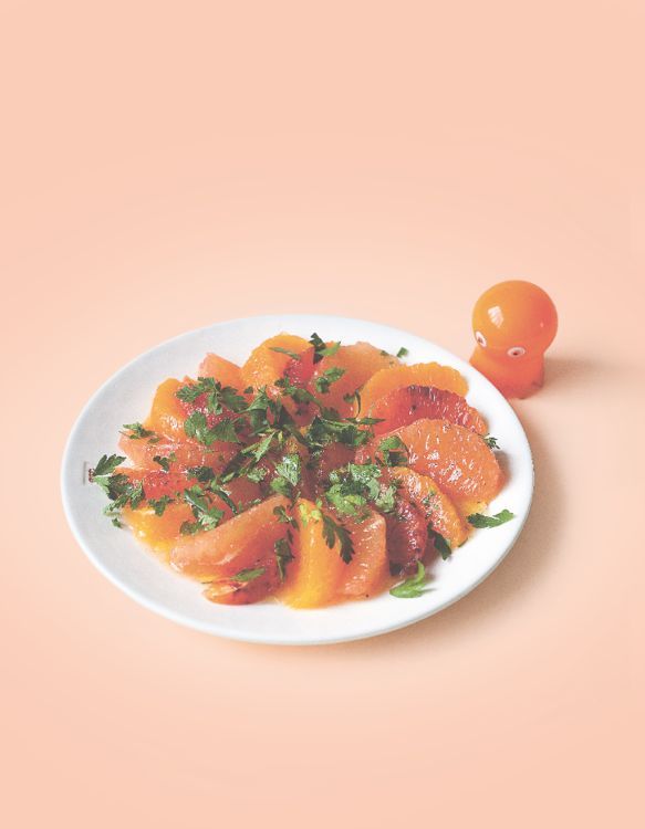 Salade d’agrumes aux deux persils