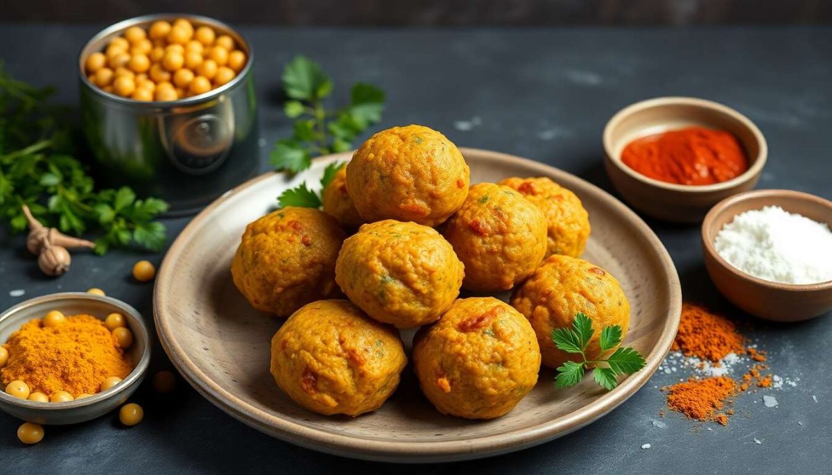 Recette de boulettes de pois chiches à l’indienne