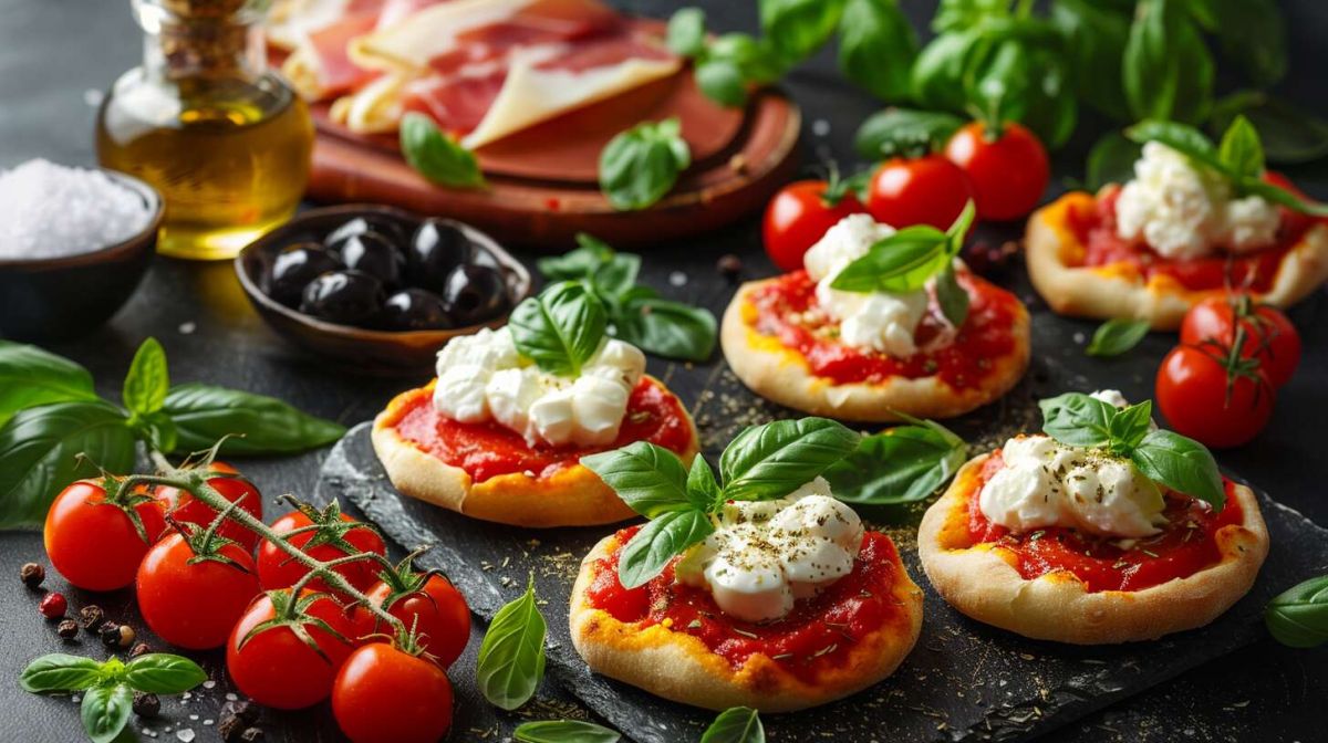 Des mini-pizzas maison pour un apéritif convivial