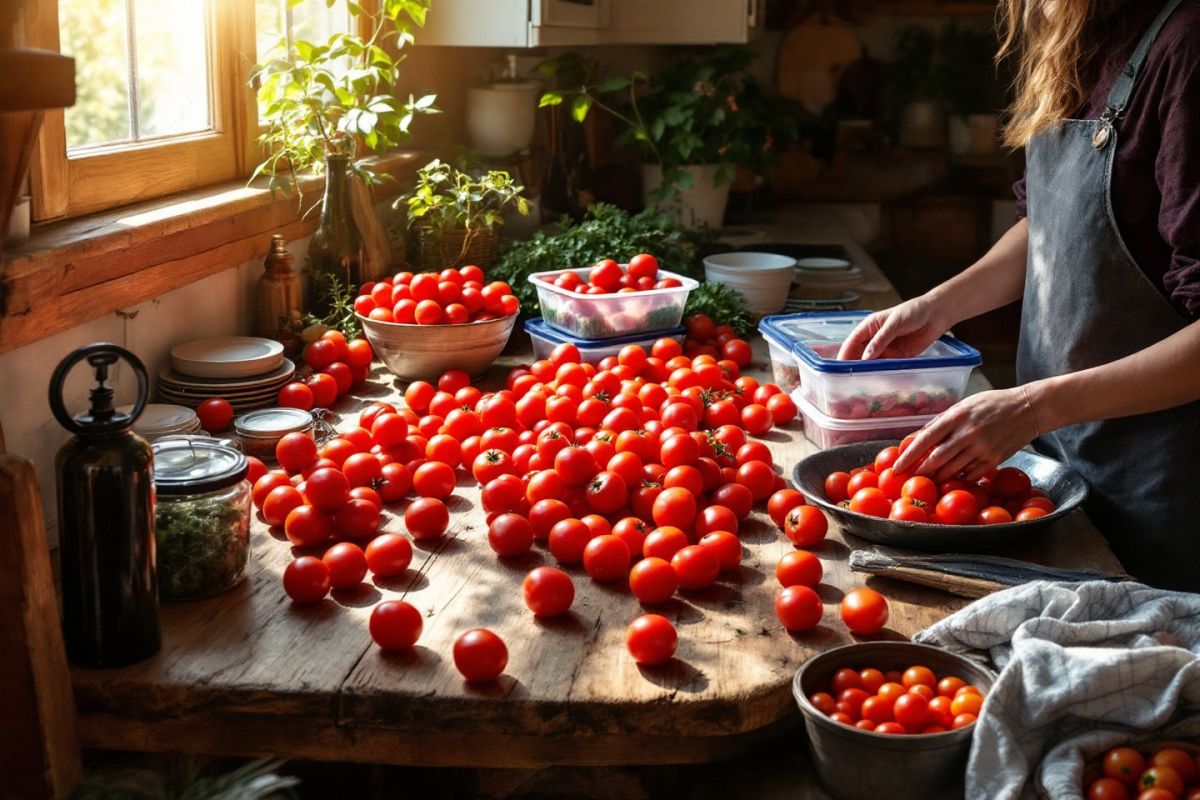 transformez vos tomates d'été en trésors d'hiver grâce à la congélation