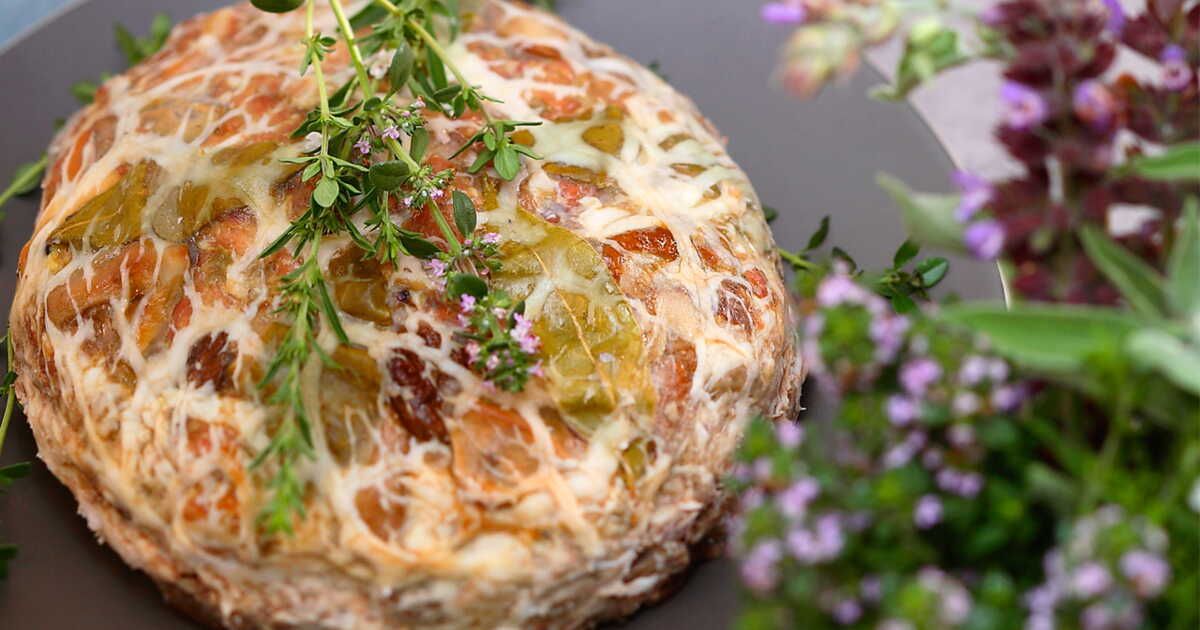 Terrine de pintade et cèpes