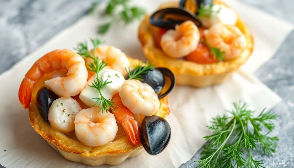 Recette des Tartelettes Savoureuses aux Fruits de Mer