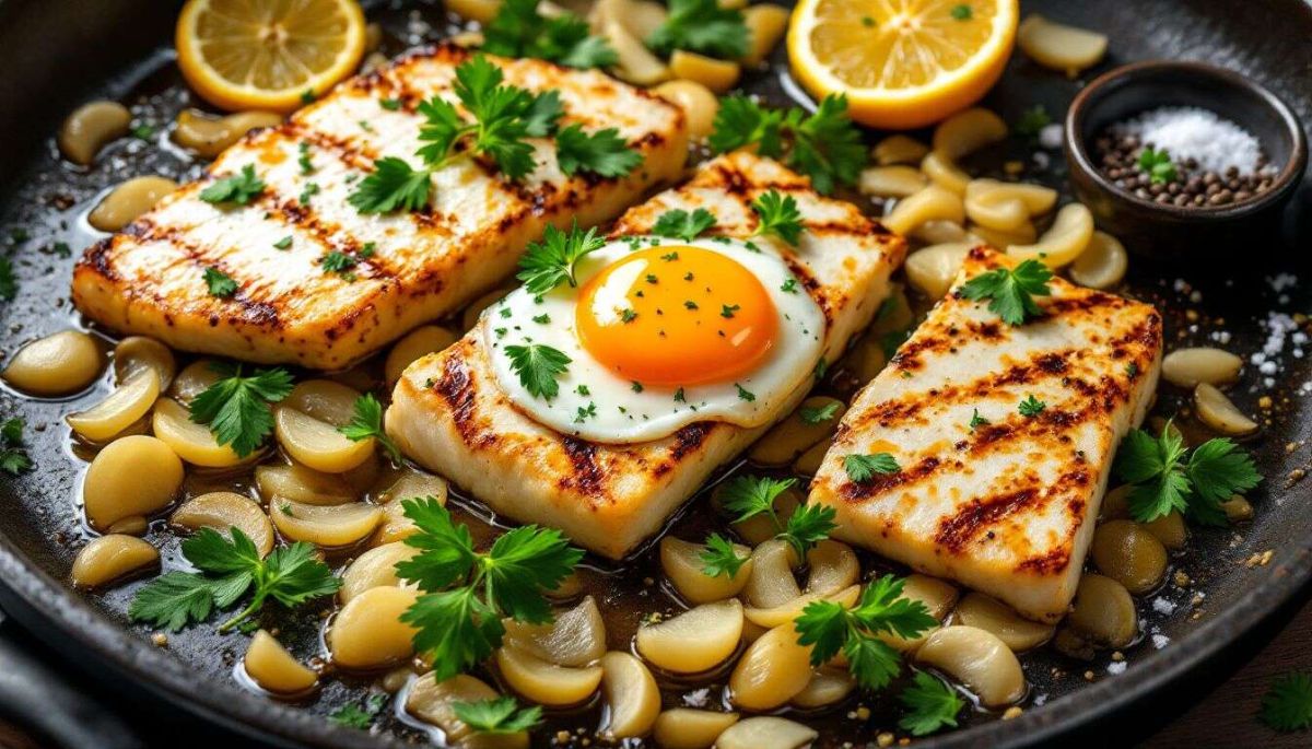 la morue grillée à la plancha : un délice iodé à préparer chez soi