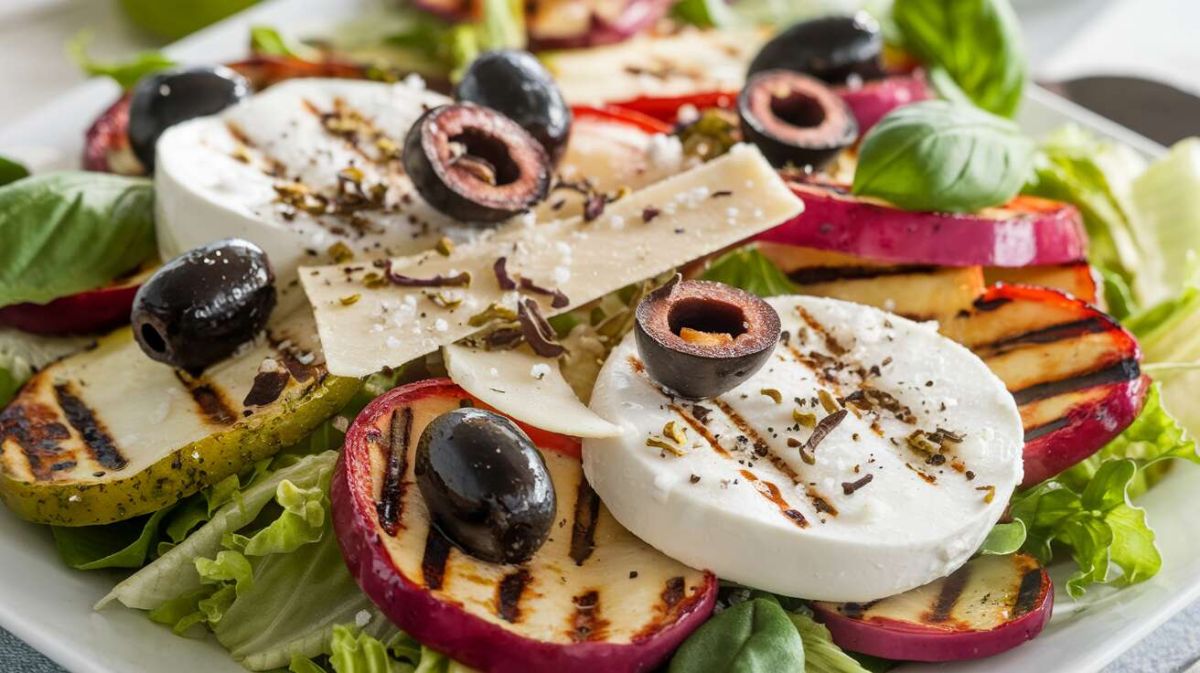 Découvrez la salade estivale parfaite : légumes croquants et délices fromagers
