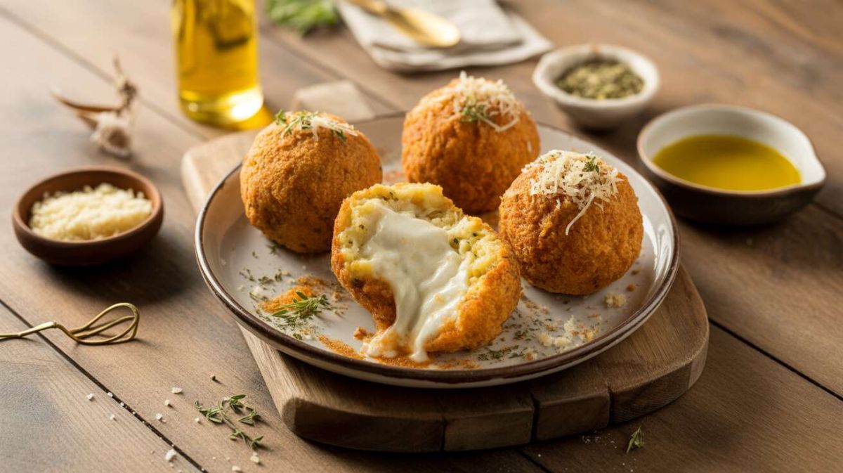 Découvrez la recette des arancinis au four : une gourmandise végétarienne