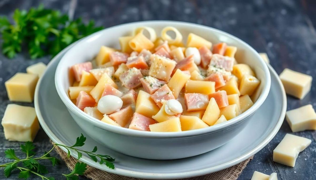 Gratin de pâtes au jambon : la recette réconfort signée Cyril Lignac