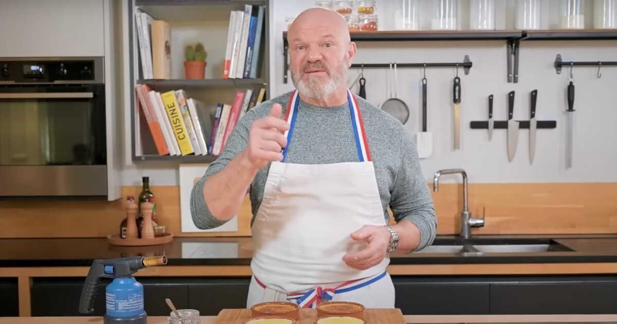Philippe Etchebest révèle sa recette de crème brûlée sans chalumeau