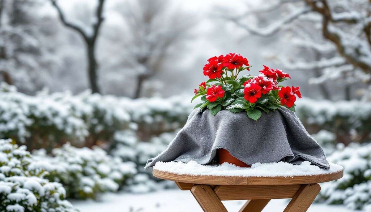 Préserver la beauté des géraniums : conseils pour l'hiver