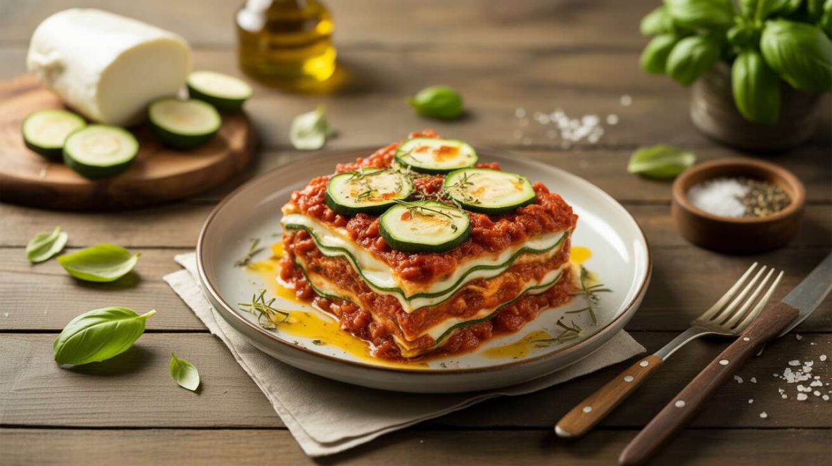 Des lasagnes allégées aux courgettes qui séduisent tous les palais
