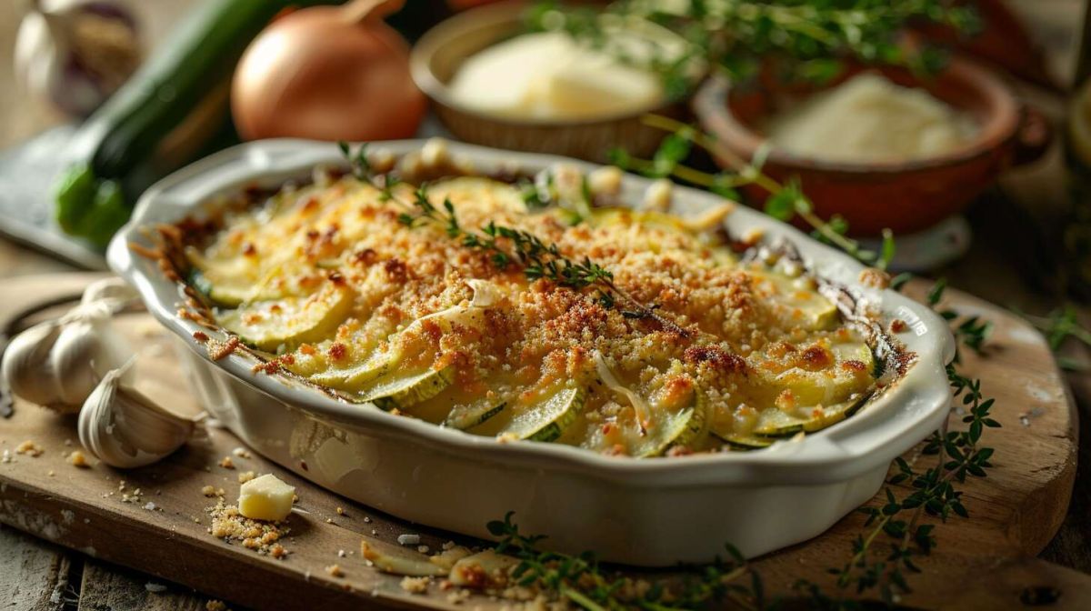 Un crumble de courgettes facile pour des dîners d'été savoureux