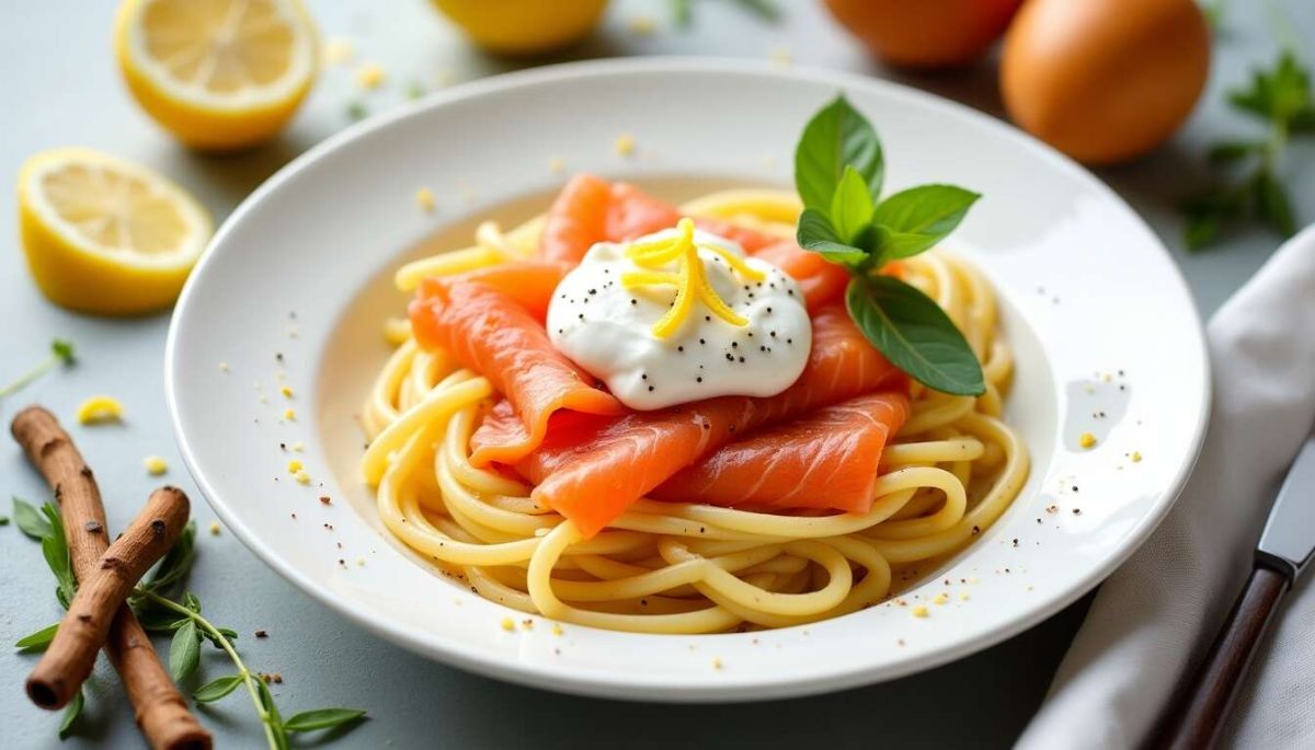 Tagliatelles au saumon : une recette d’accompagnement savoureuse