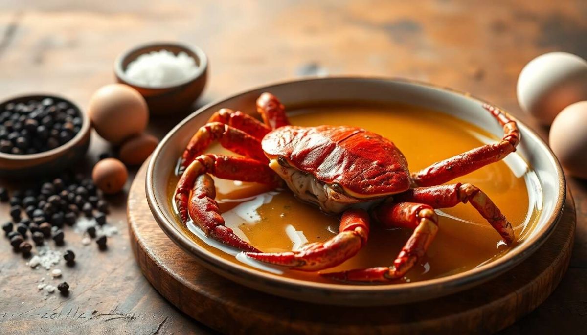 Découvrez la saveur de l'araignée de mer au court-bouillon