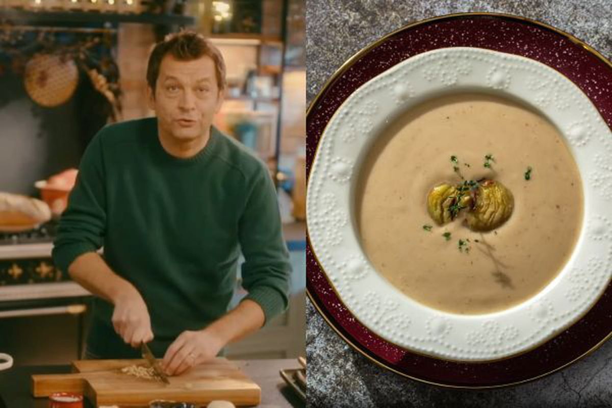 Un velouté réconfortant de marrons et foie gras pour sublimiser vos restes