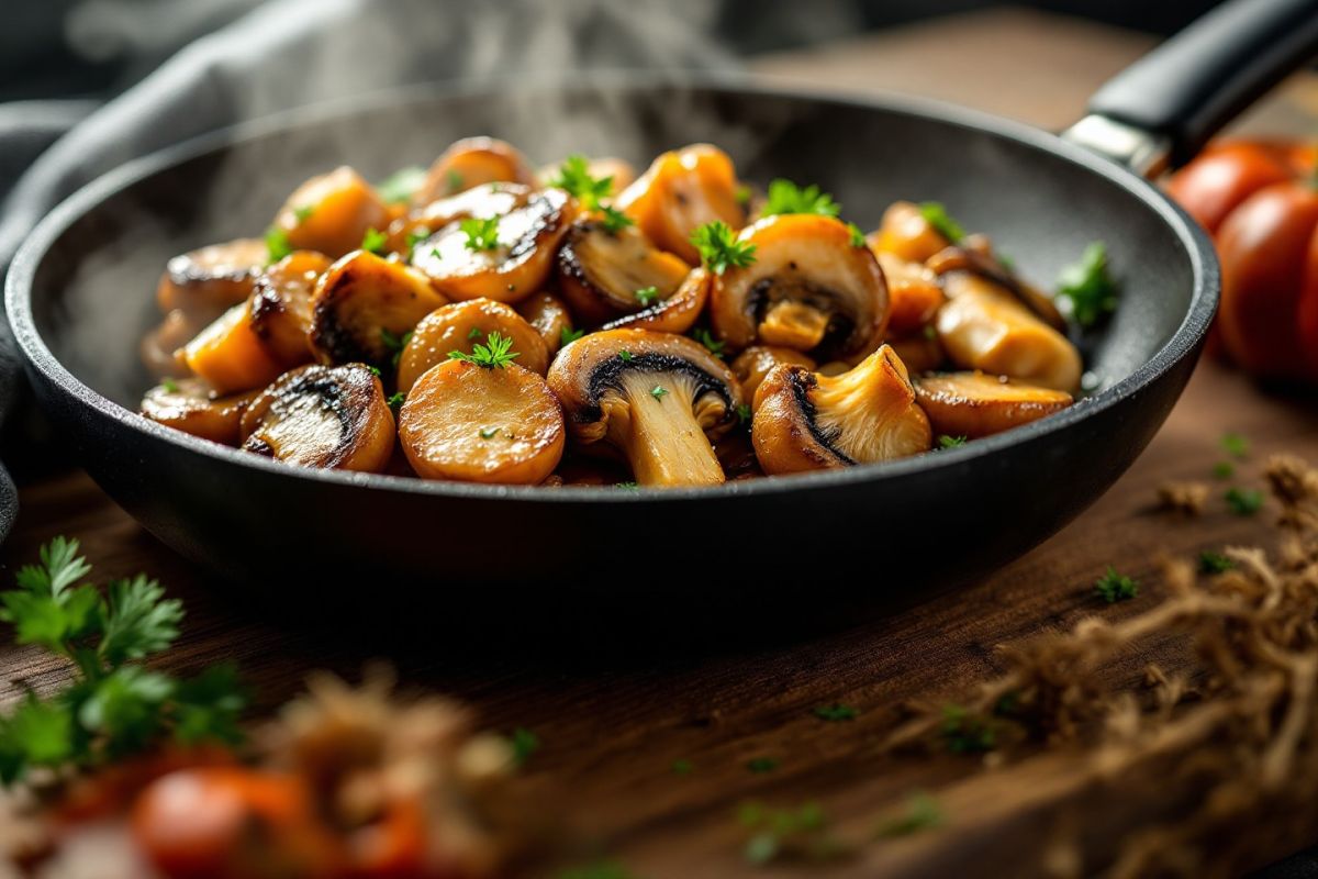 Éveillez vos papilles avec une poêlée de champignons d'exception