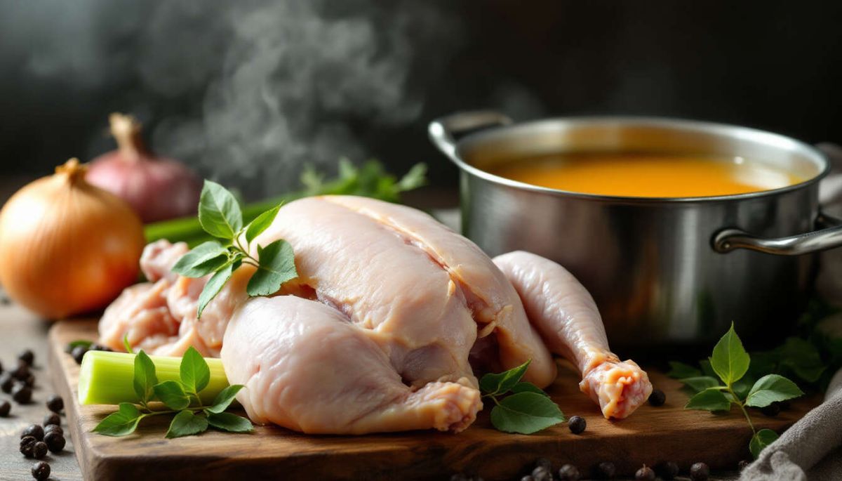 Préparez un bouillon de volaille maison comme un chef