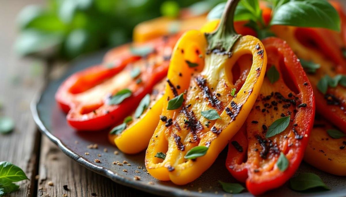 La recette incontournable de la salade méditerranéenne aux poivrons grillés