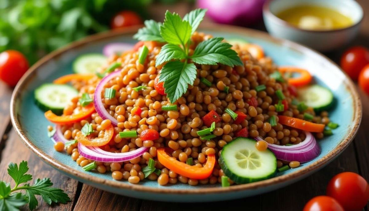 Savourez une délicieuse salade de lentilles corail : le bien-être dans votre assiette