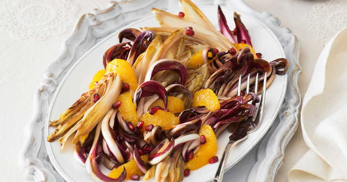 Poêlée d'endives et radicchio de Trévise à l'orange