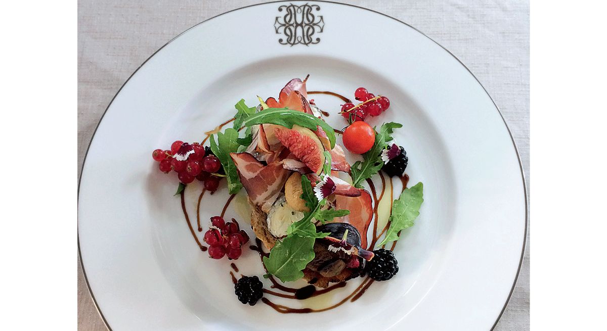 Une tartine délicieuse à la bastide de gordes