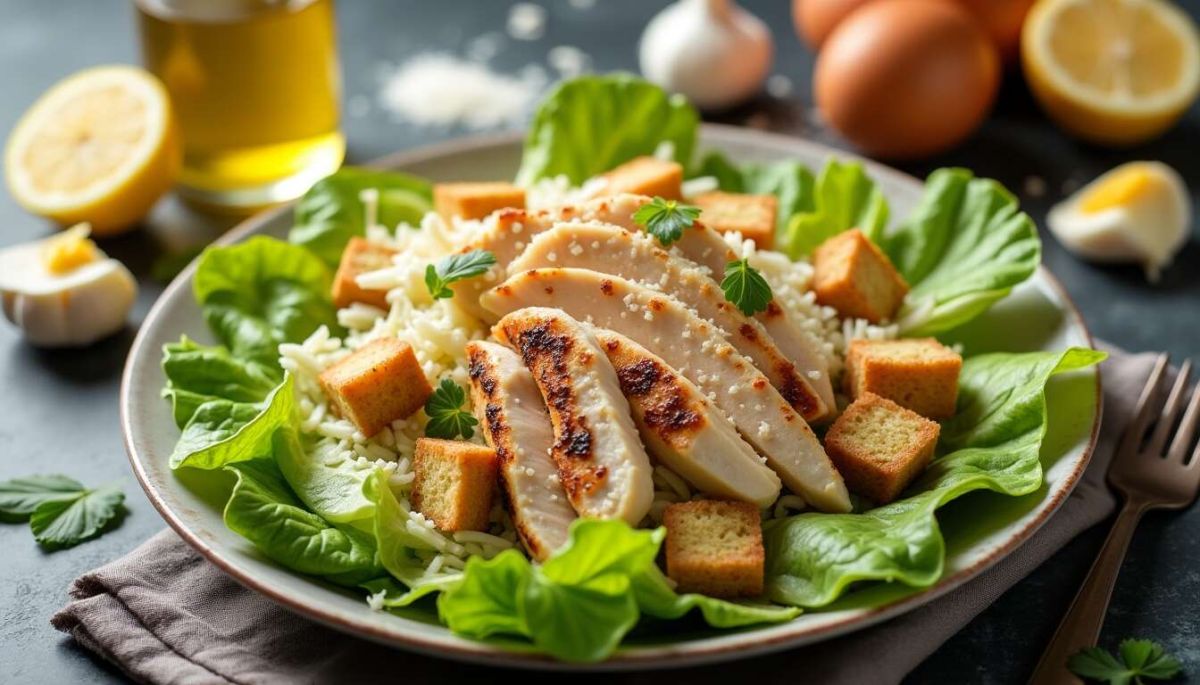 Plongez dans la saveur : la recette inoubliable de la salade César