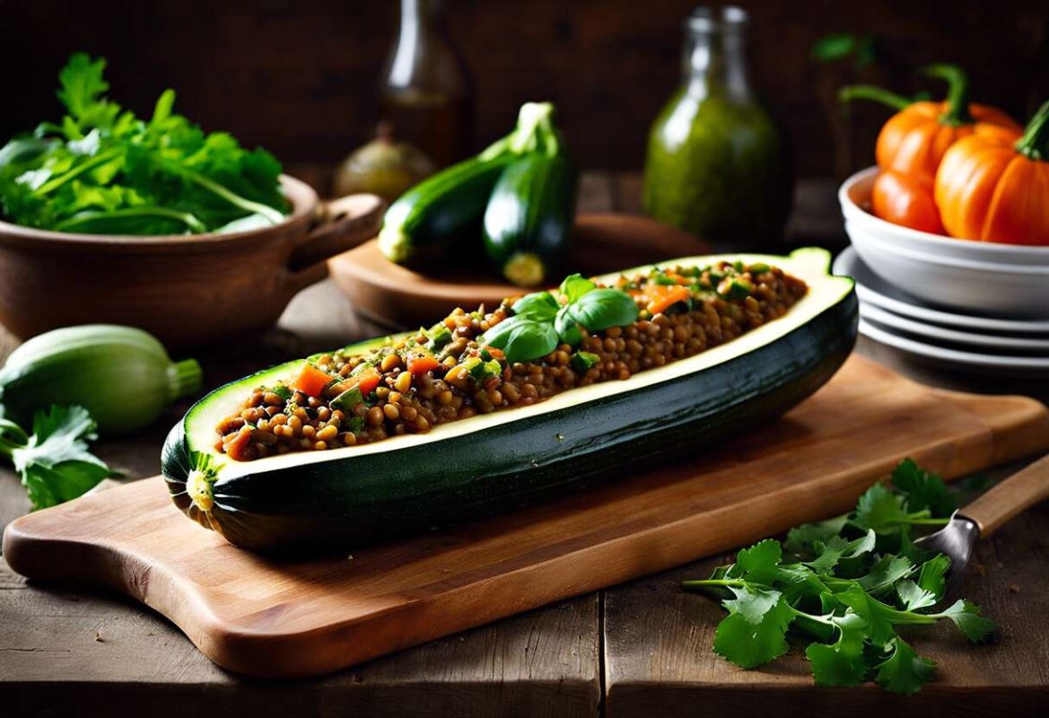 Découvrez une alternative végétarienne délicieuse pour vos courgettes farcies