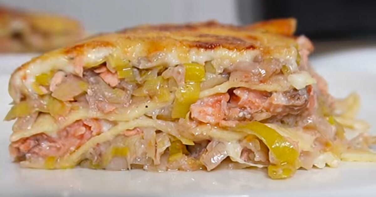 Lasagnes au saumon et poireaux : une recette réconfortante pour l'hiver
